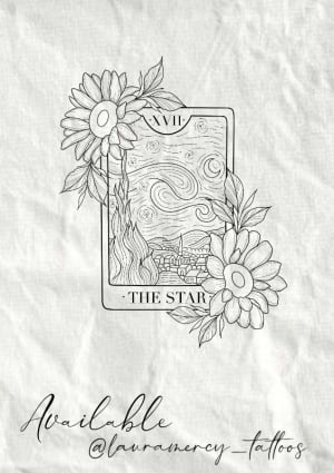 Image of Van Gogh tarot (shade to be added)