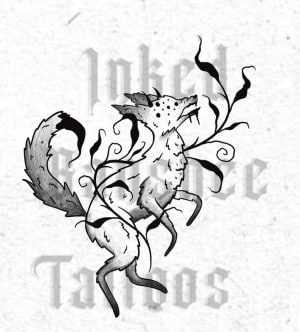 Image of Tangled wolf • minimum size 14cm