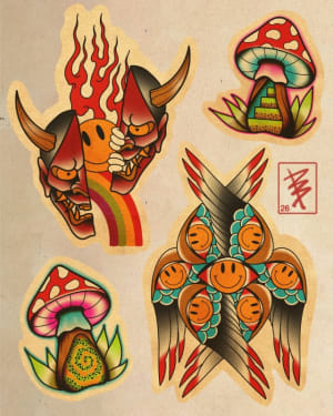 Image of Trippy sheet