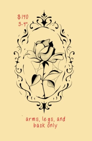Image of Framed Rose