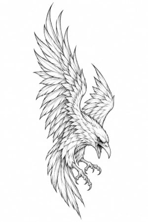 Image of Raven , forearm, calf