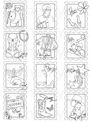Image of Celebrity stamps 