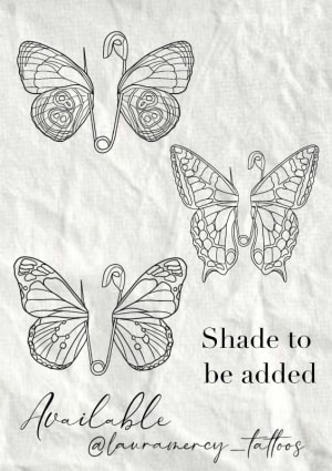 Image of Butterfly pins 