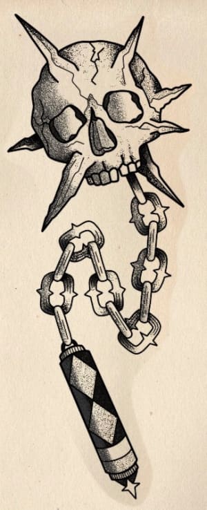 Image of Skull Flail