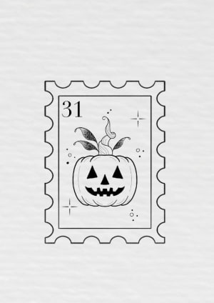 Image of Pumpkin Stamp 