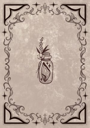 Image of Butterfly wing bottle