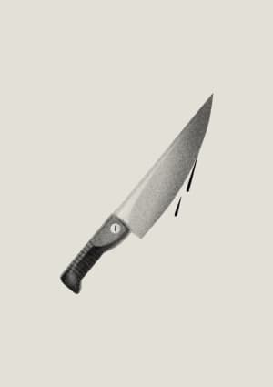 Image of Kitchen Knife ~ 10cm