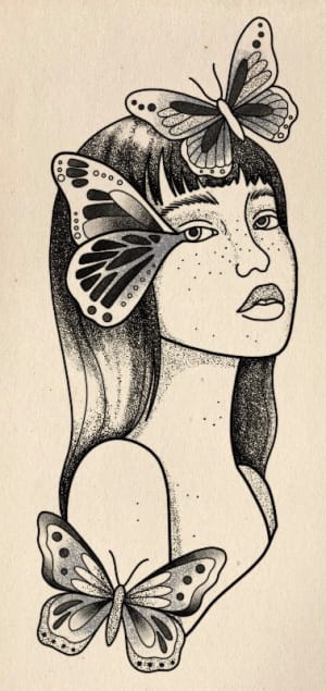 Image of Butterfly Lady