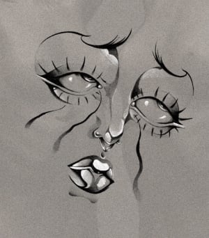 Image of Sad girl 1 