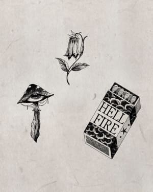 Image of Matchbox (mushroom & ghost taken) 