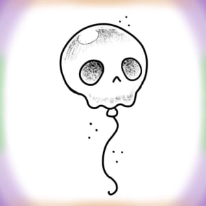 Image of Skull Balloon