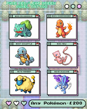 Image of Fire red/Leaf Green Pixel Pokemon - Any Pokemon