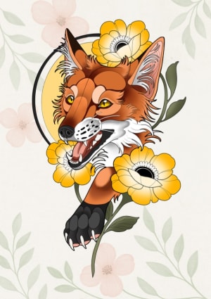 Image of Neo trad Fox - lower leg only 