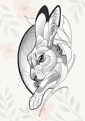 Image of Neo Traditional Hare 
