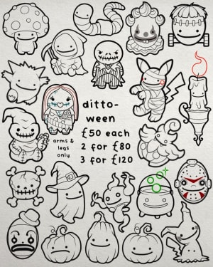 Image of Dittoween-linework