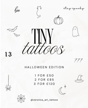 Image of Tiny Tattoos Halloween Edition