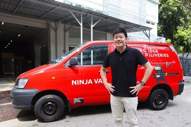 ninja van courier hiring