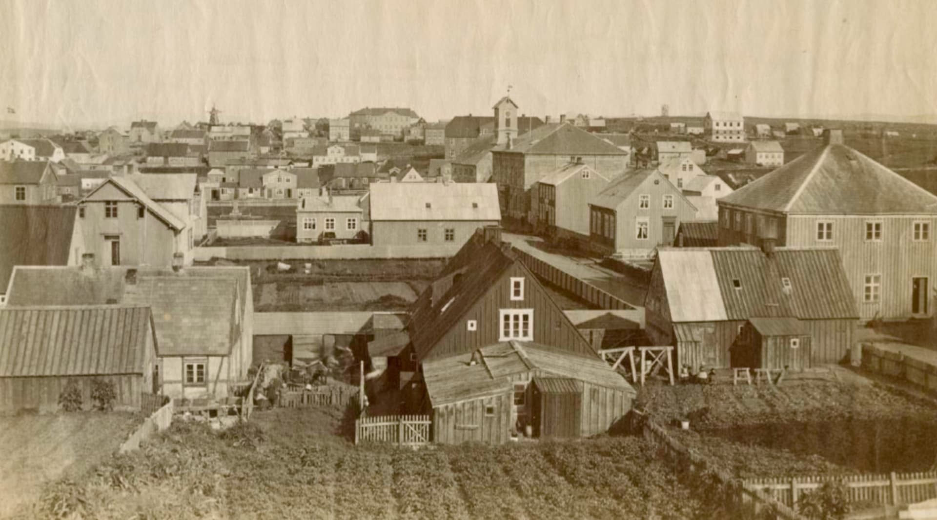 Grjótaþorpið - The Rock Village (in 1884)