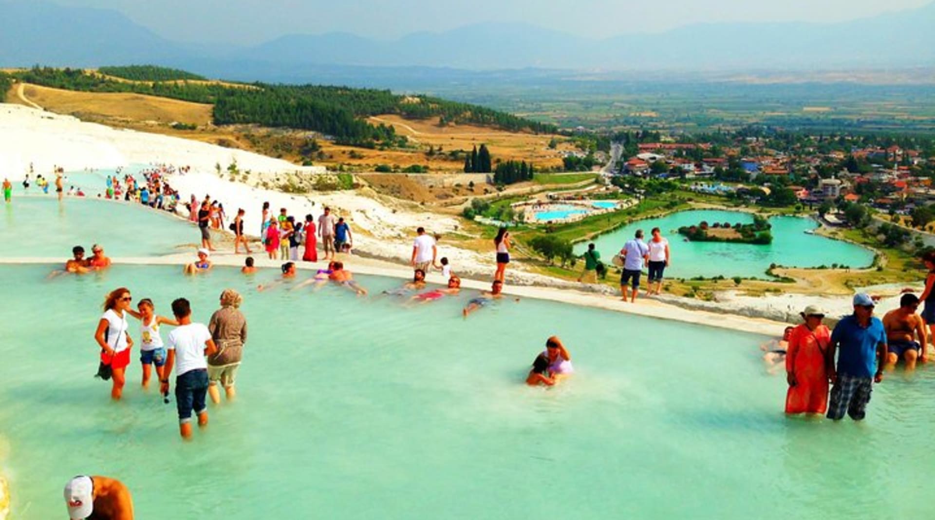 Pamukkale travertines