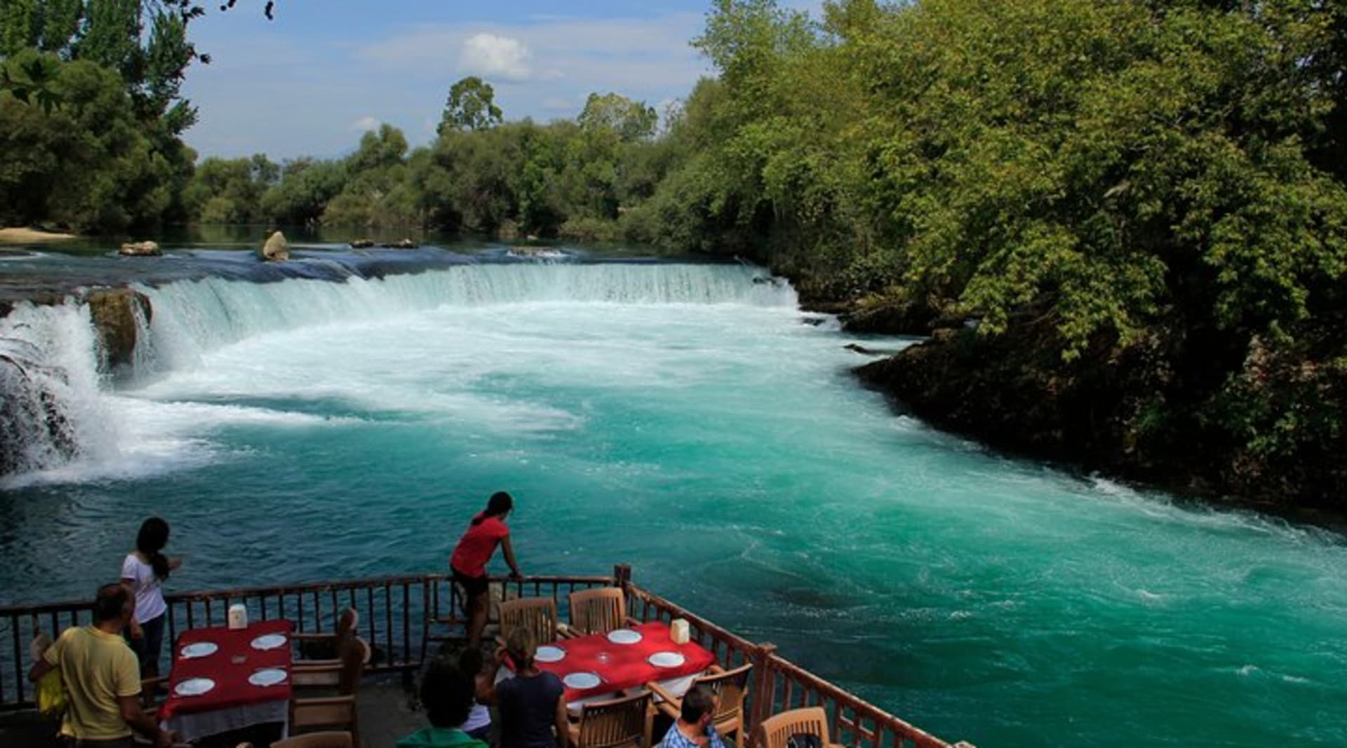 Manavgat waterfalls from Alanya