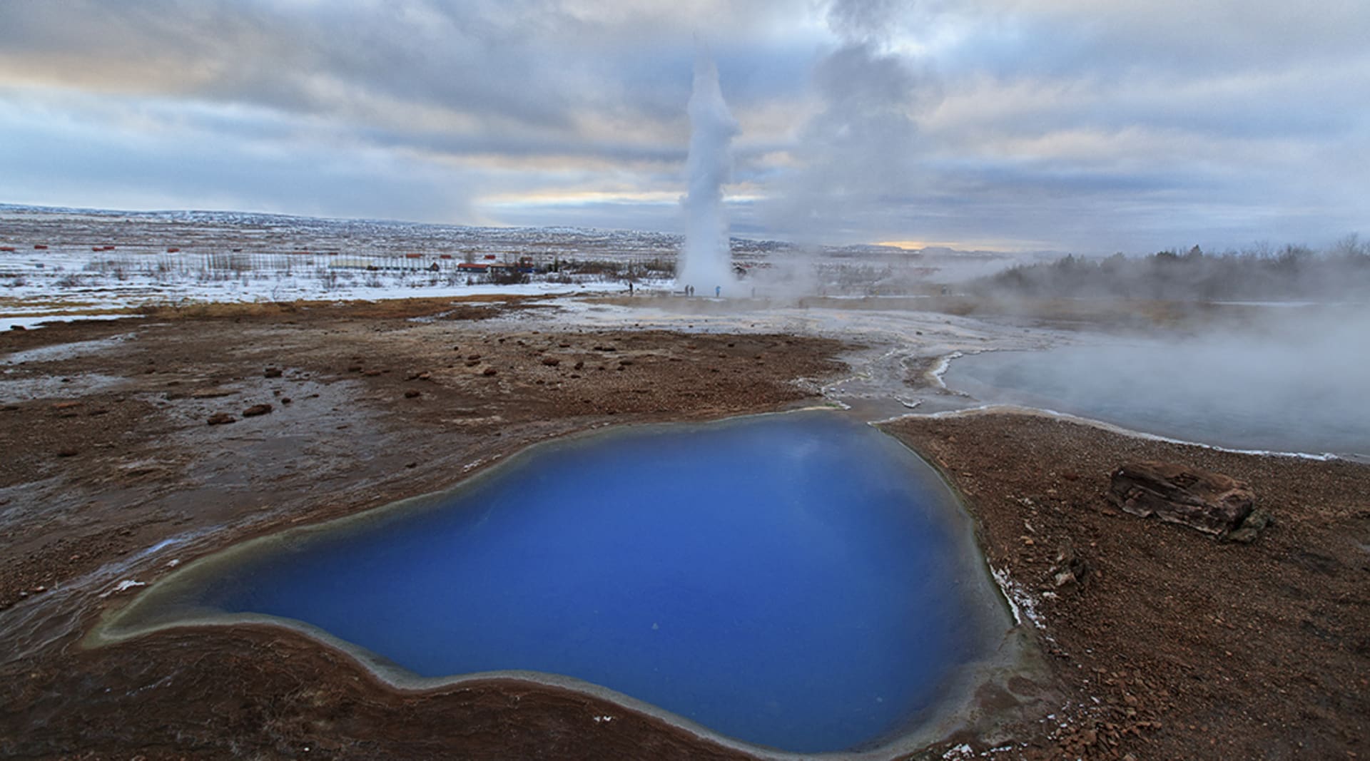 Strokkur crater in the Golden Circle day tour