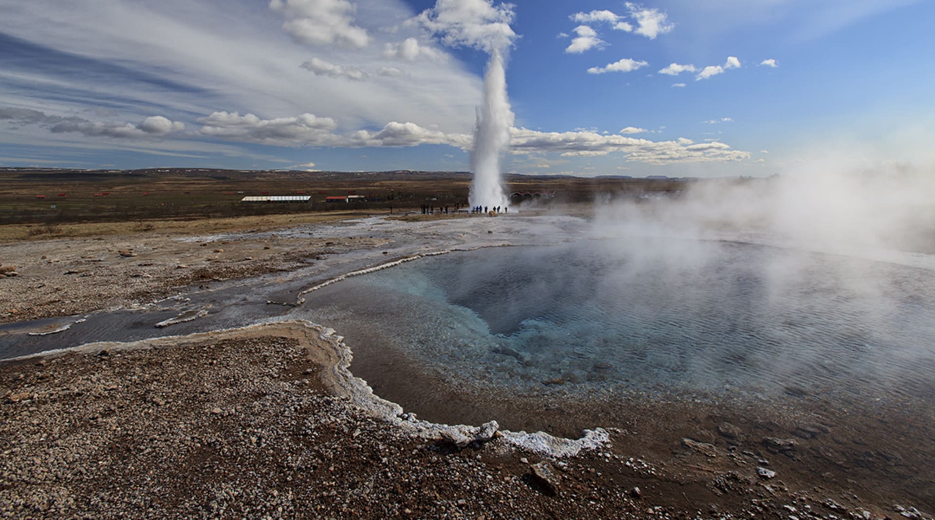 Strokkur crater in the Golden Circle day tour