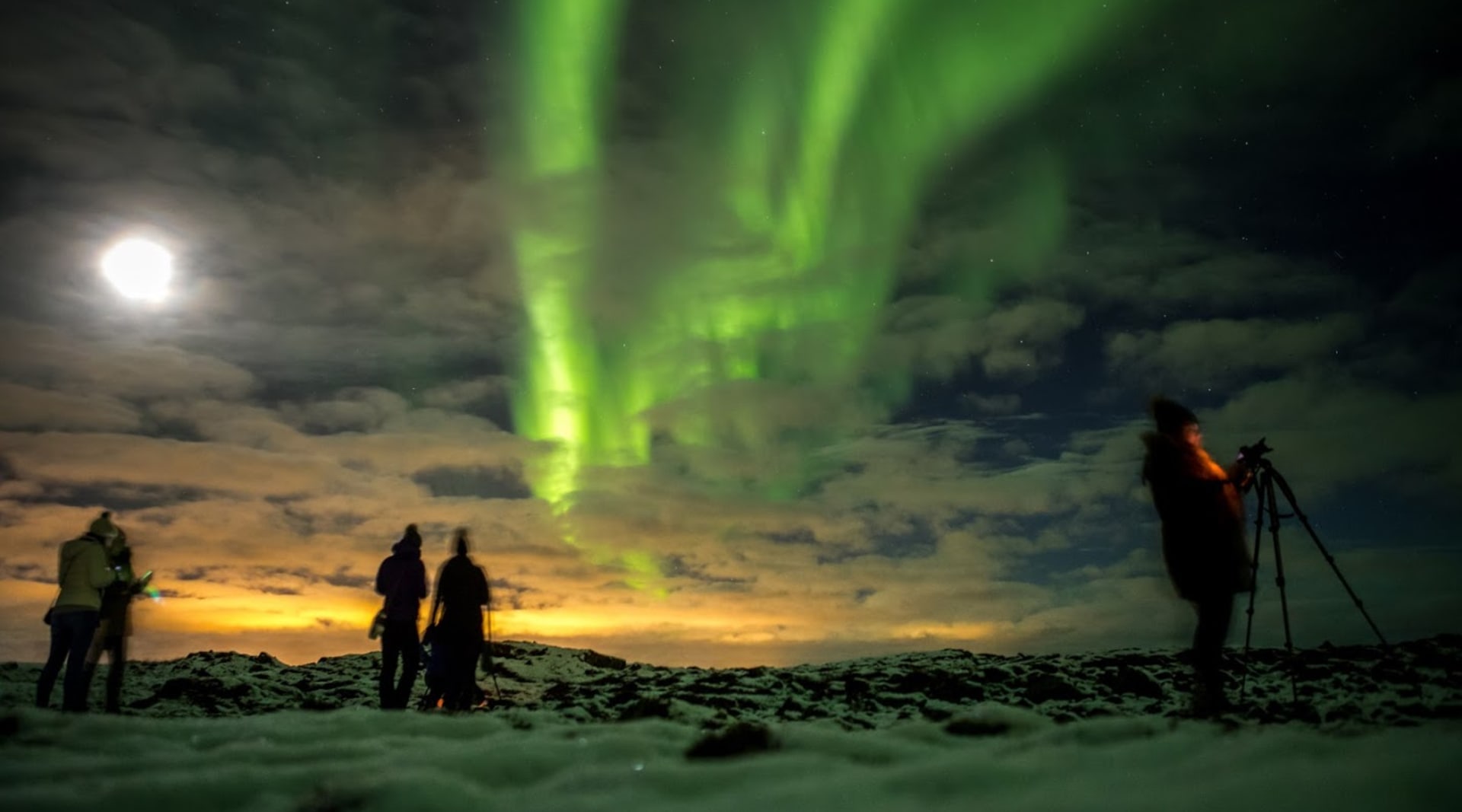 Northern lights can be in different shapes and colors. come see for yourselves