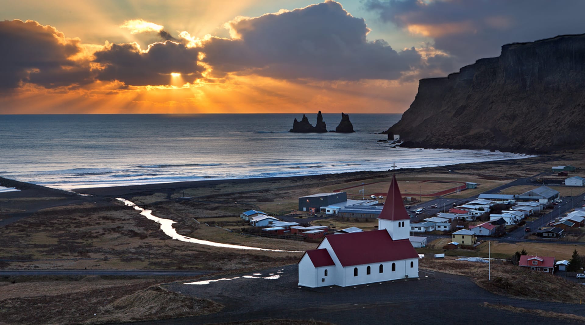 Vík Village in the south coast day tour