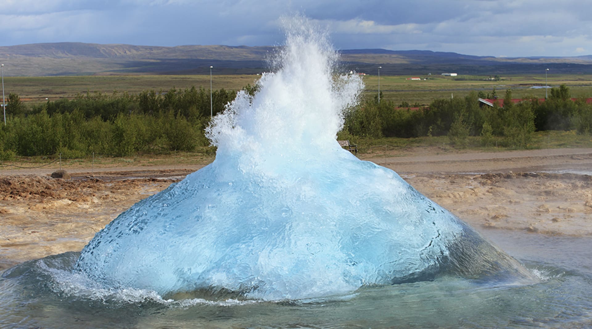 Strokkur crater in the Golden Circle day tour