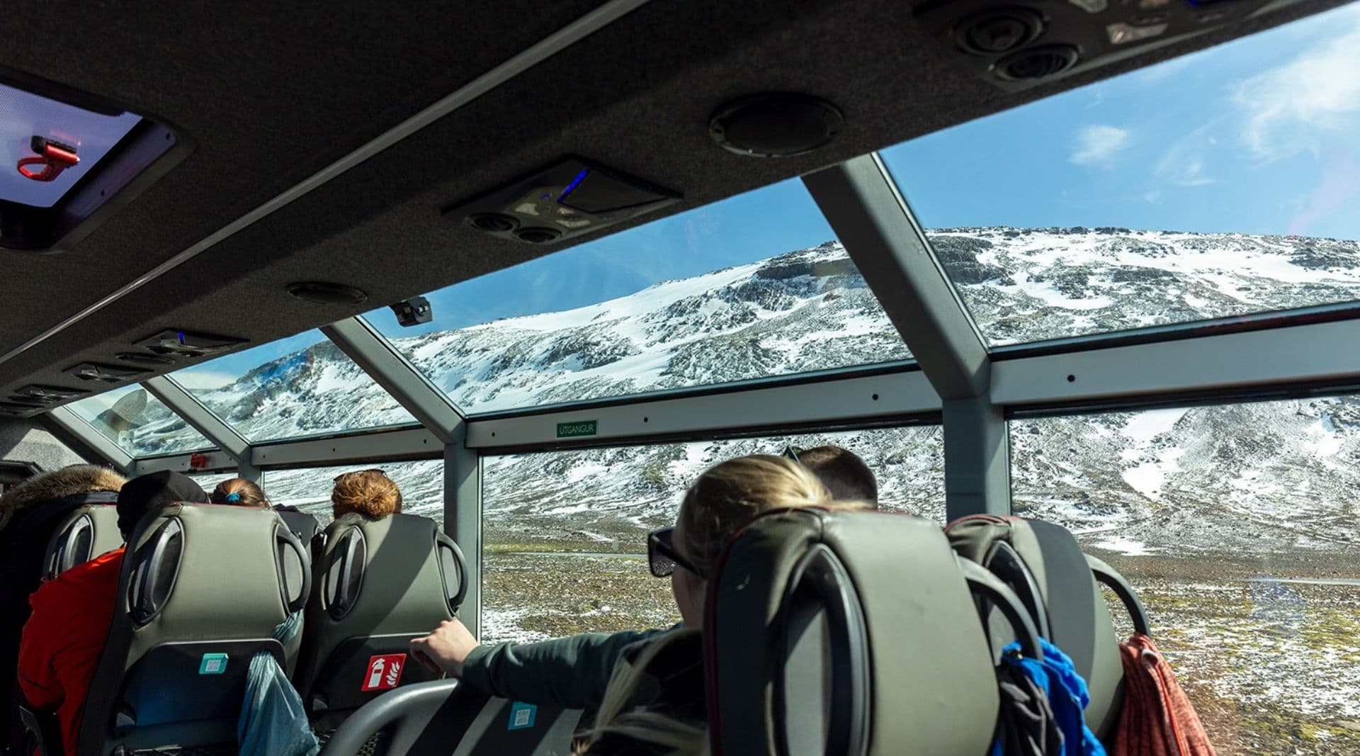 Sleipnir trucks provide comfort and panoramic windows, enhancing your experience of awe-inspiring views.