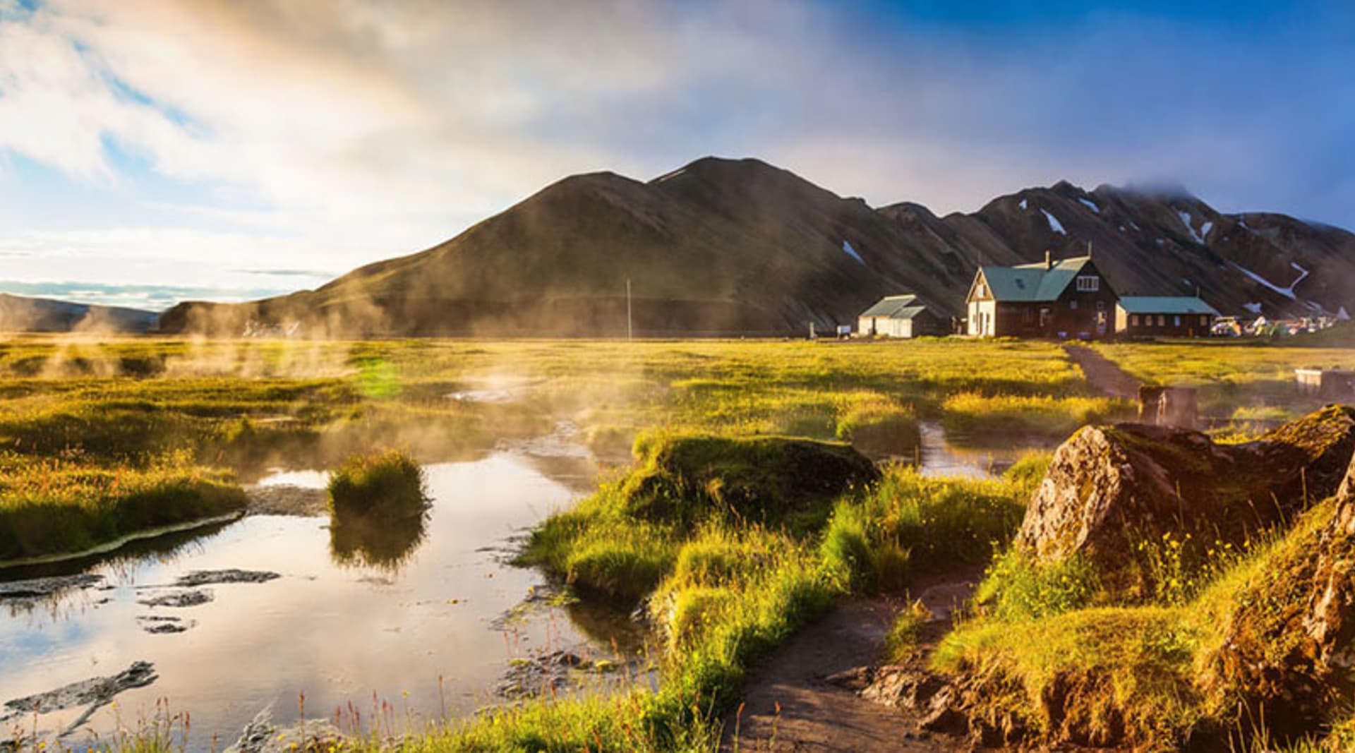 Geothermal waters of Landmannalaugar