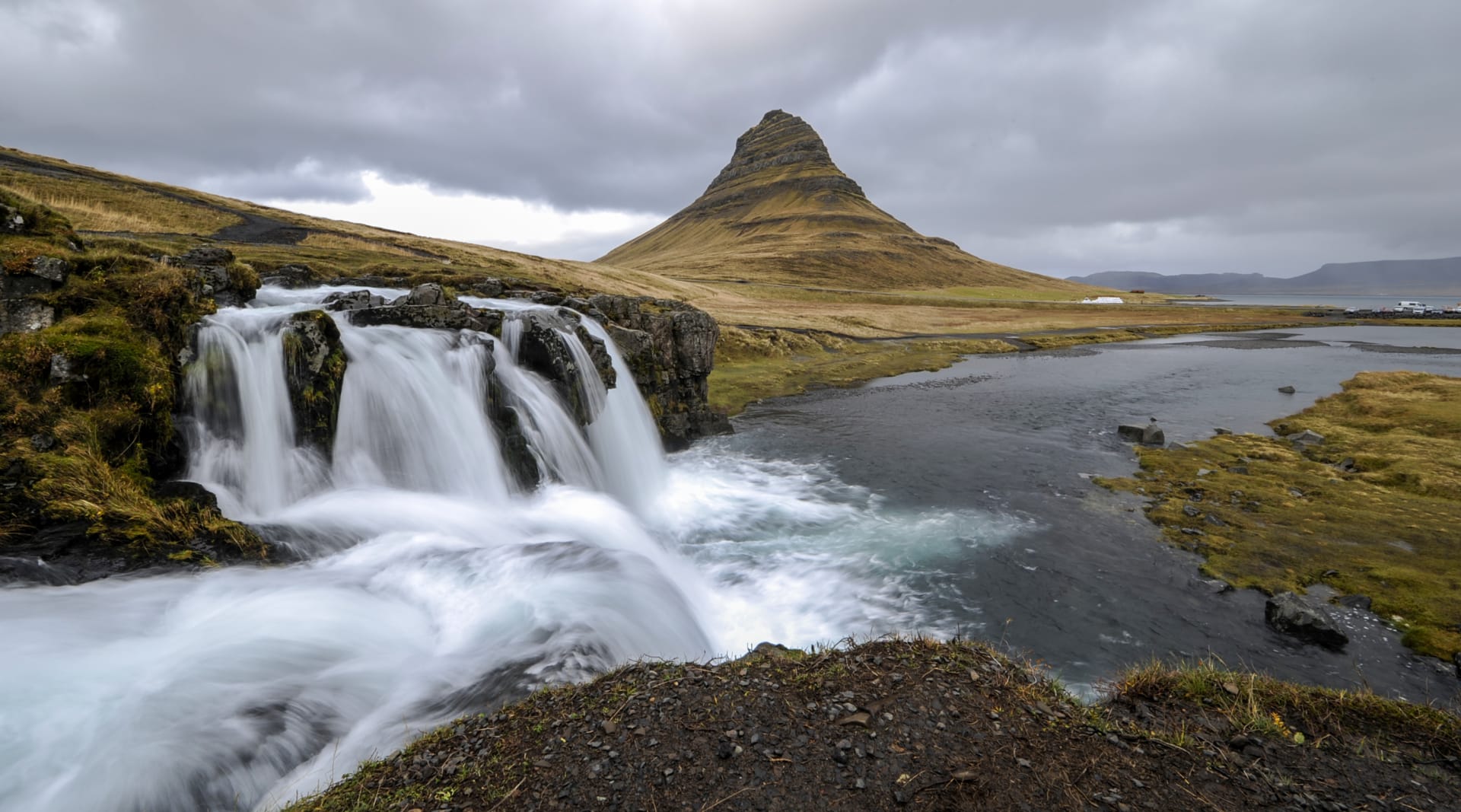 Mt. Kirkjufell, one of Iceland's most photographed spots