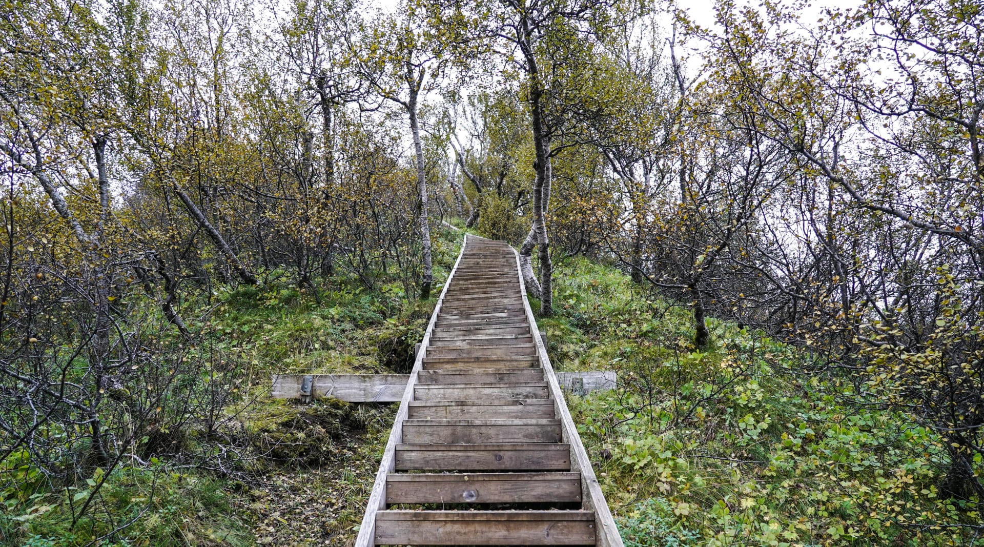 Beginning of the Hiking trail in Basar Thorsmork 