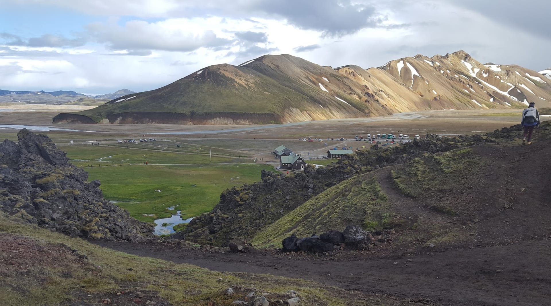 Landmannalaugar camp ground 