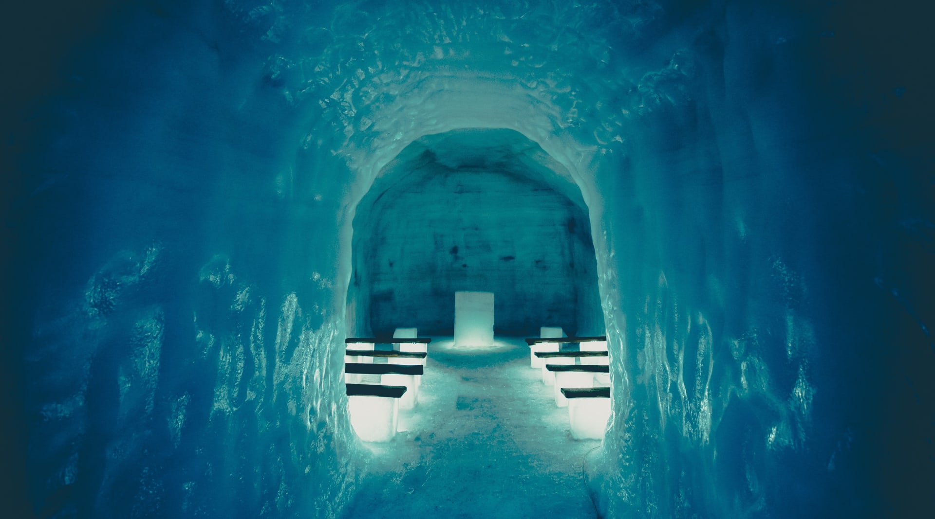 Into the Glacier Chapel Blue Ice