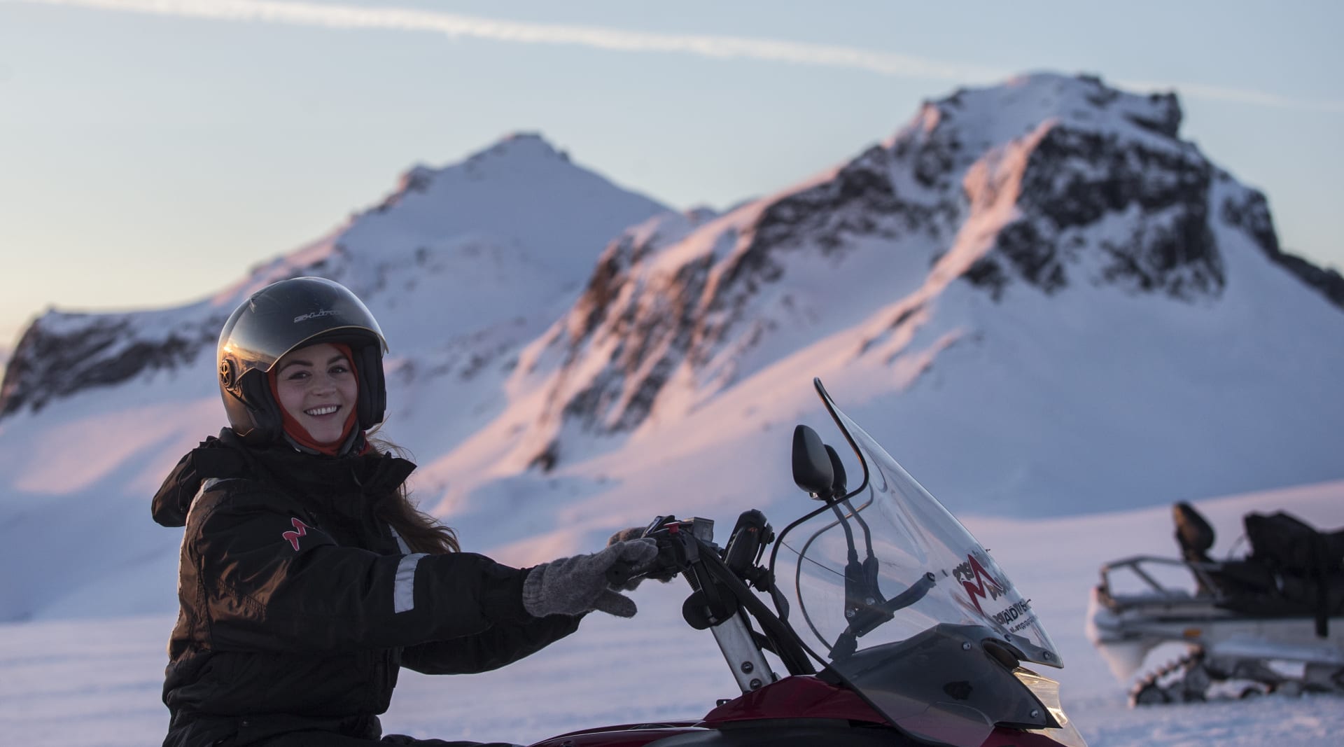 Snowmobile on Langjökull