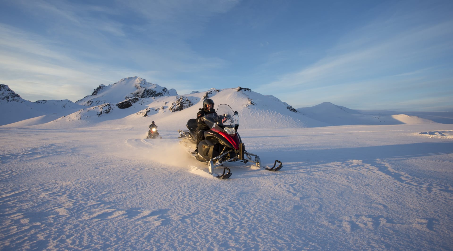 Snowmobiling tour Langjökull