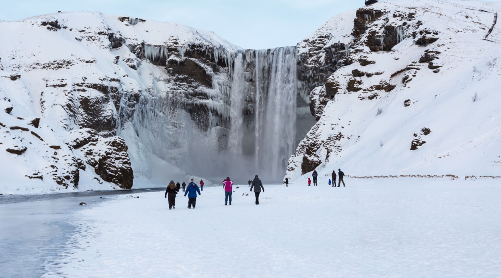 Skogafoss in Winter