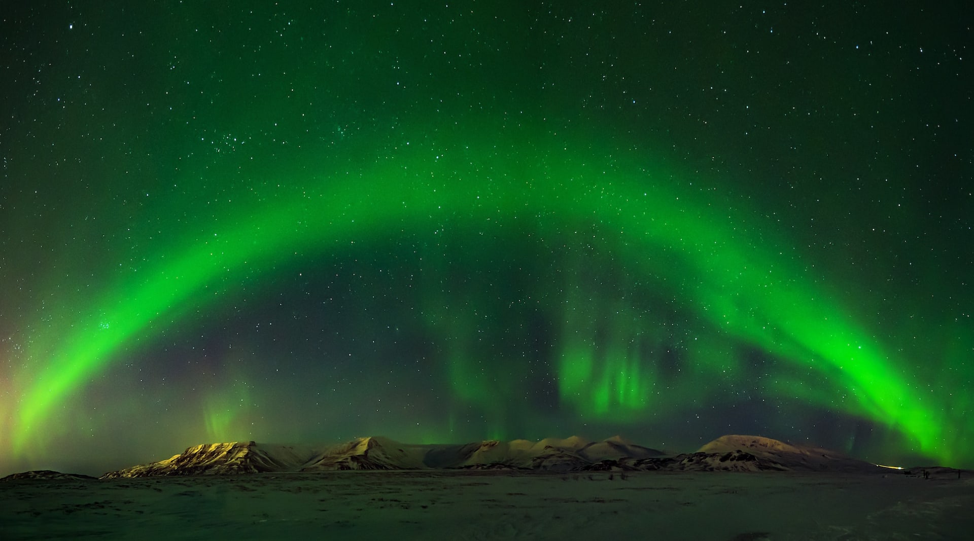 Northern Lights seen from Iceland