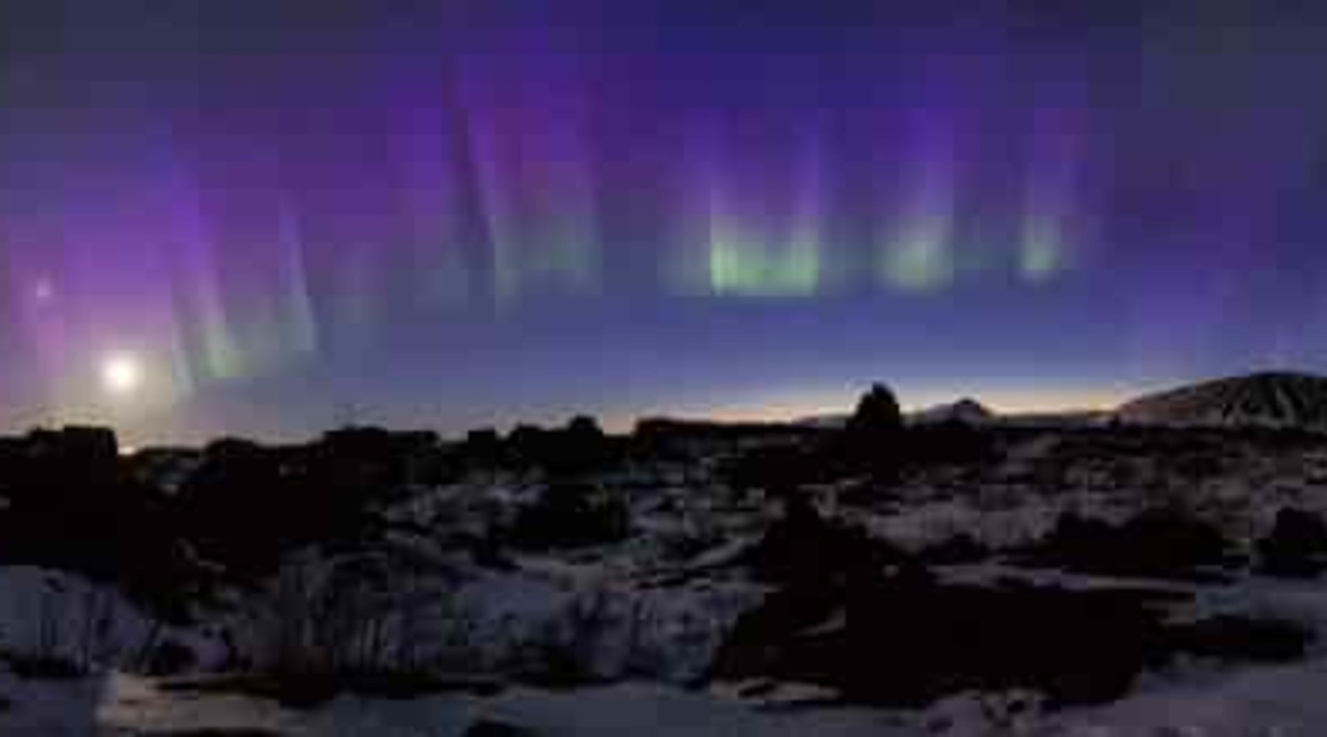 Northern Lights or Aurora Borealis in Iceland