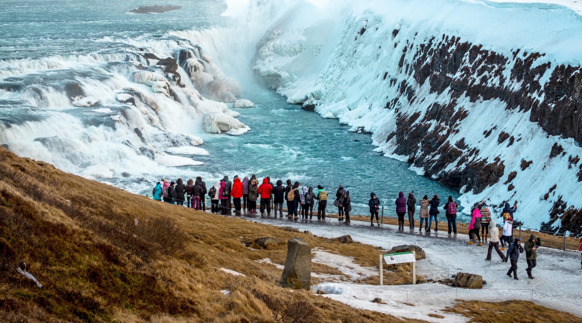 Gullfoss Winter