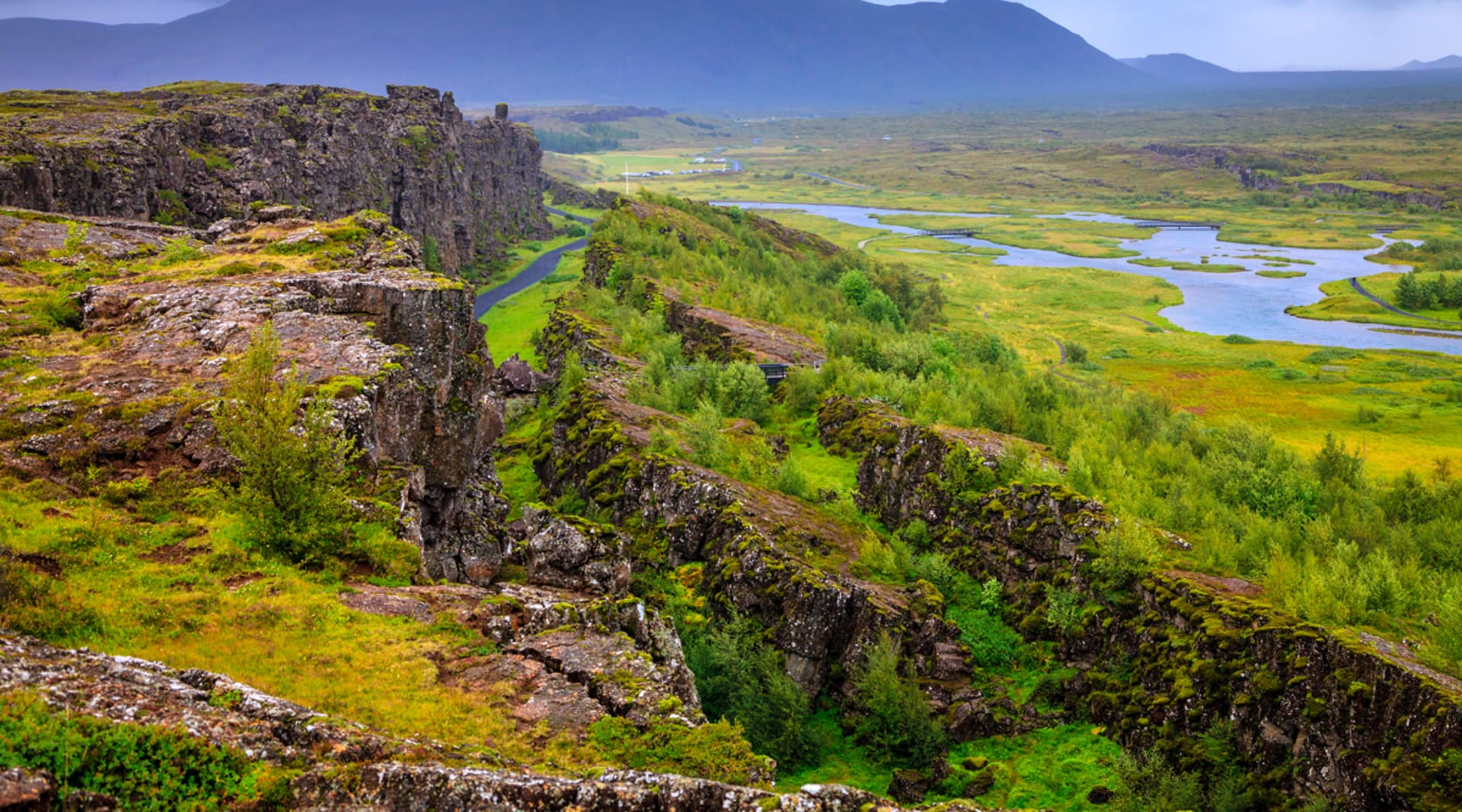 The Rift Valley at Thingvellir National Park