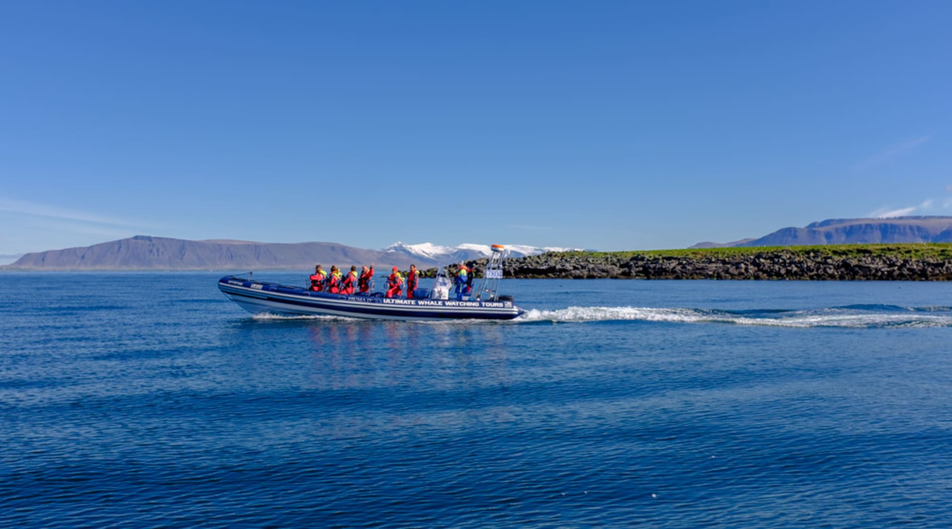 One of our custom designed RIB boats, Þruma IV or Thunder