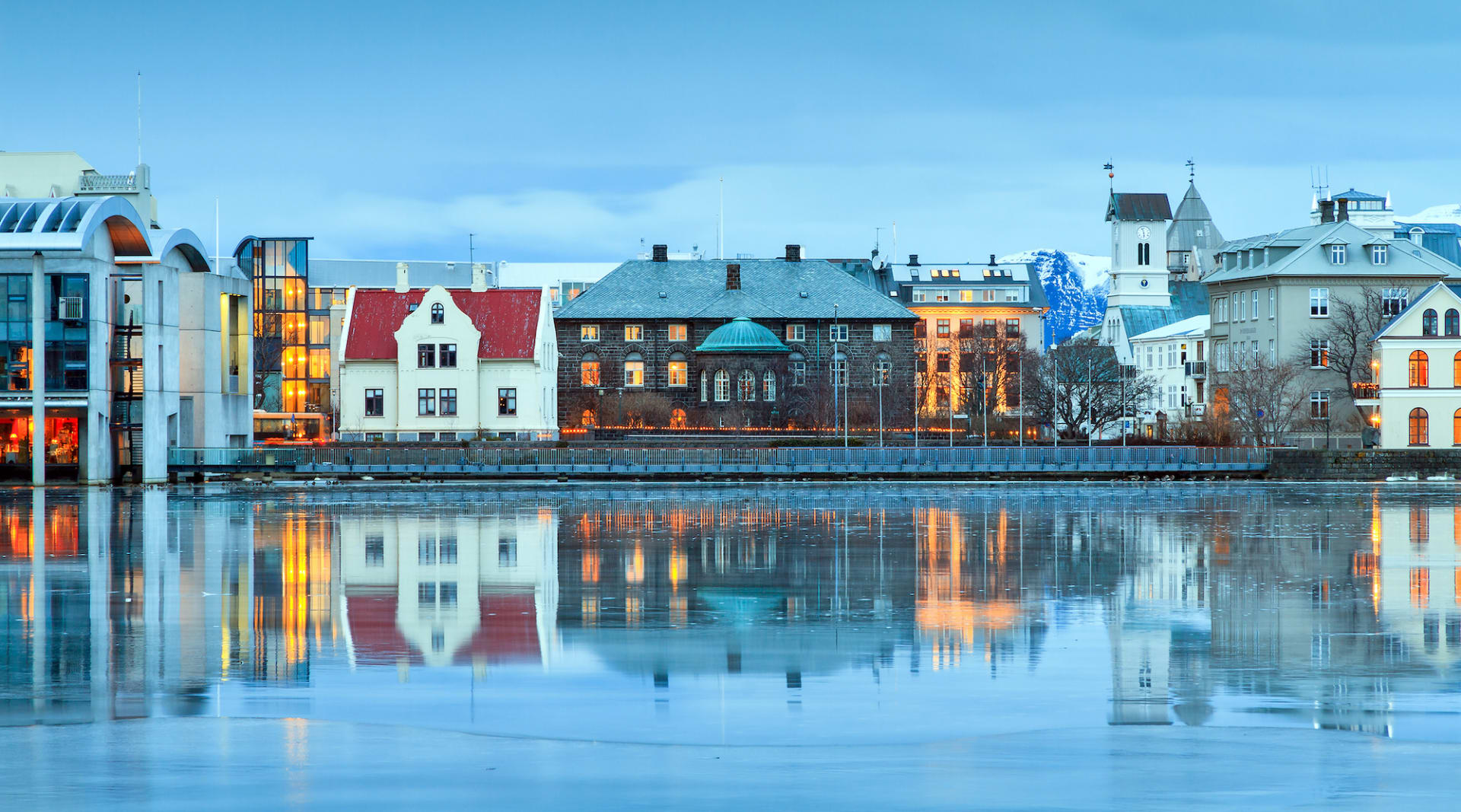 Reykjavík in the winter