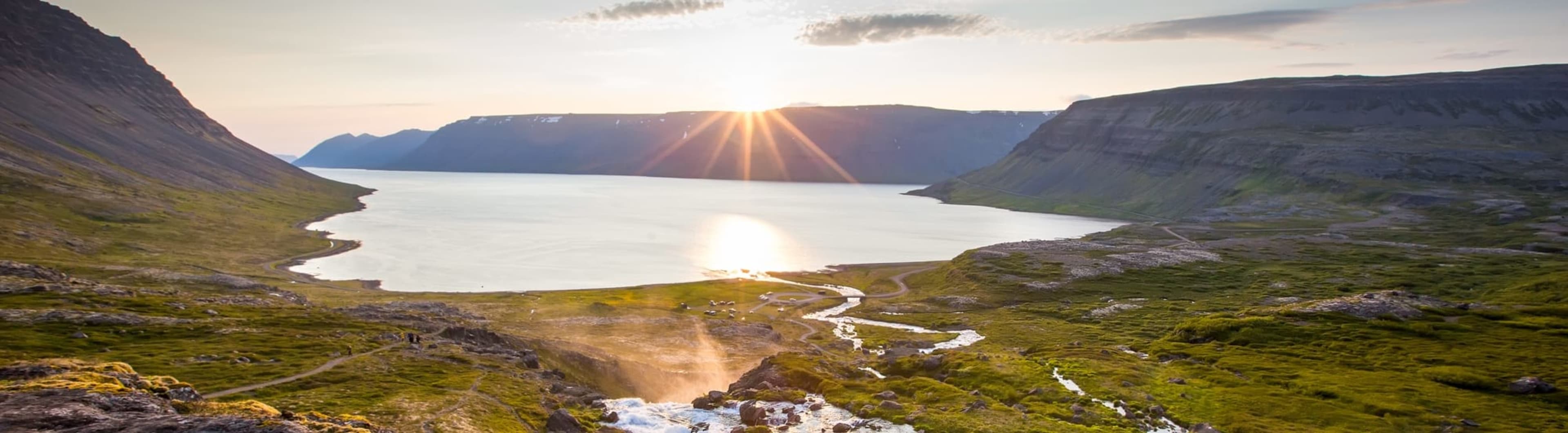 An Fjord in Iceland