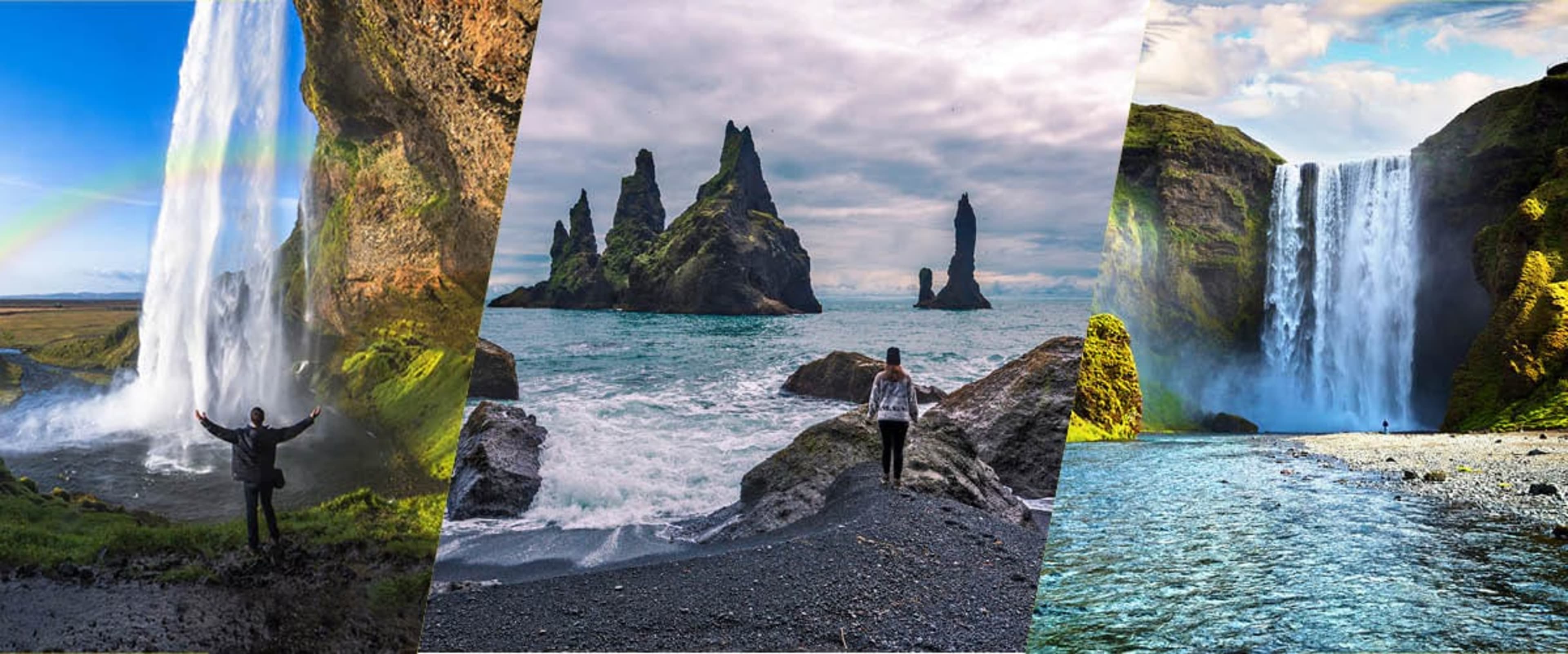 Interesting paces in the south coast of iceland, especially Reynisfjara black sand beach