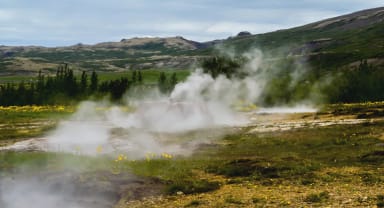 Thumbnail about Geysir hot springs geothermal area