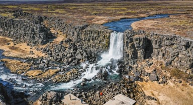 Thumbnail about Öxarárfoss waterfall in Thingvellir National Park