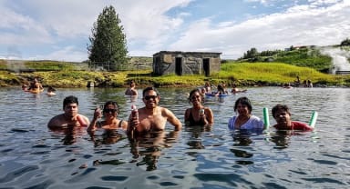 Thumbnail about Relaxing bath at the Secret Lagoon