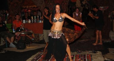 Thumbnail about Nomad tent belly dancing